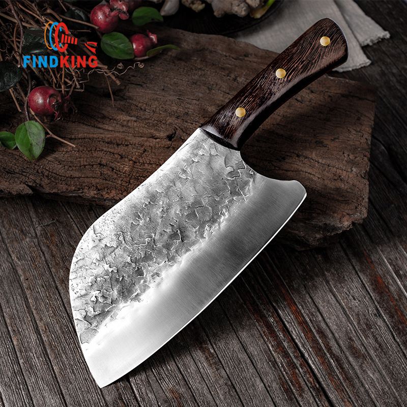 FINDKING Handmade Forged Chef Knife 4Cr13Mov Forged Chinese Cleaver Professional Kitchen Knives Meat Vegetables Slicing Knife