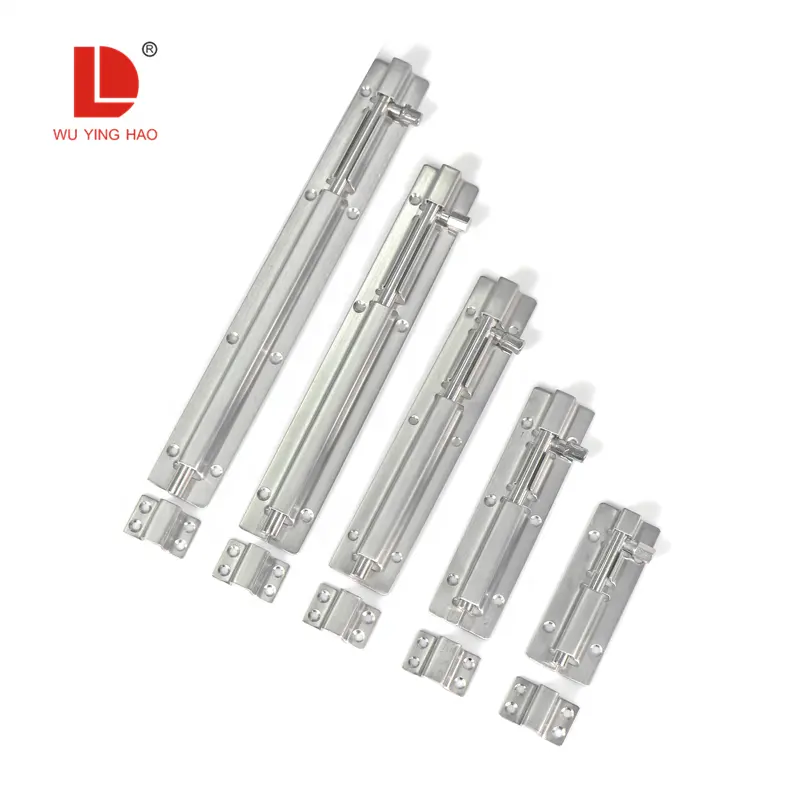 WUYINGHAO big size stainless steel tower bolt for door high quality tower bolt