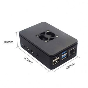Carcasa de ABS con carcasa de ventilador para Raspberry Pi 4 Modelo B - Product Image 2
