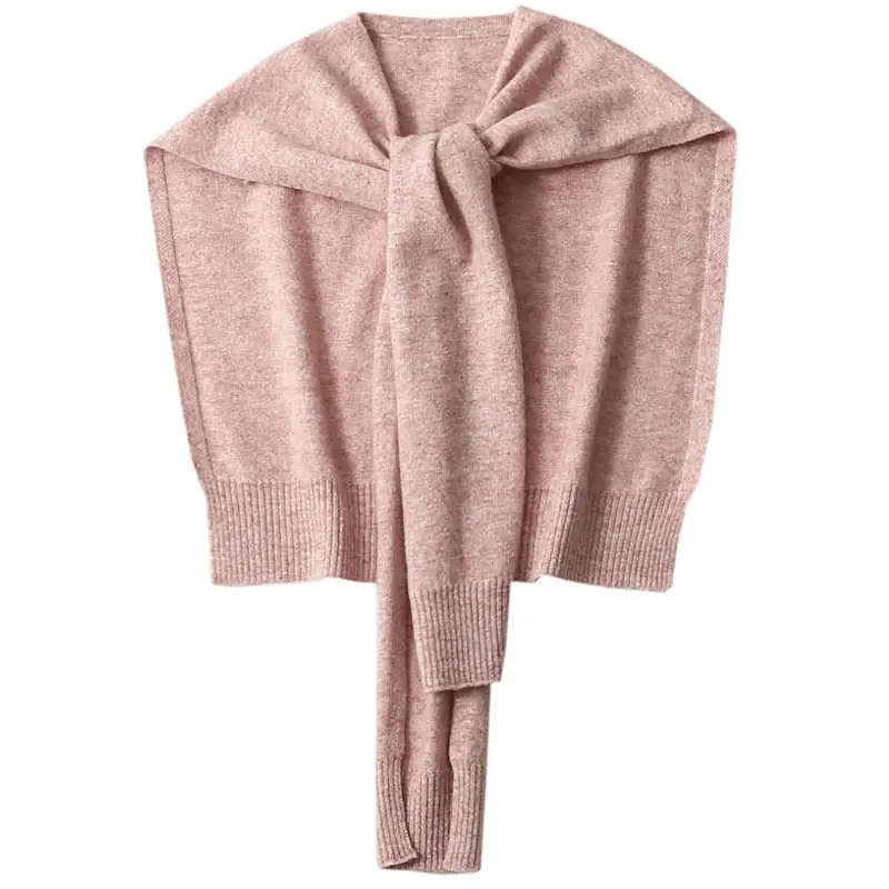 100% 양모 뜨개질 따뜻한 착용 아웃웨어 보호 목 Shawls 레이디의 스카프 캐주얼 코트 봄과 가을 Tippet