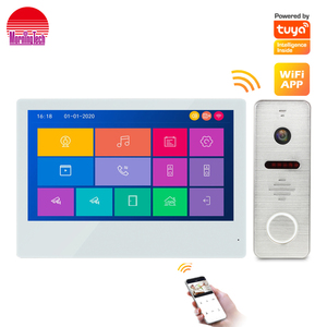 Sistema de intercomunicación de timbre de puerta de vídeo inteligente AHD 1080 con pantalla TFT de 10 pulgadas para la seguridad del hogar - Product Image 1