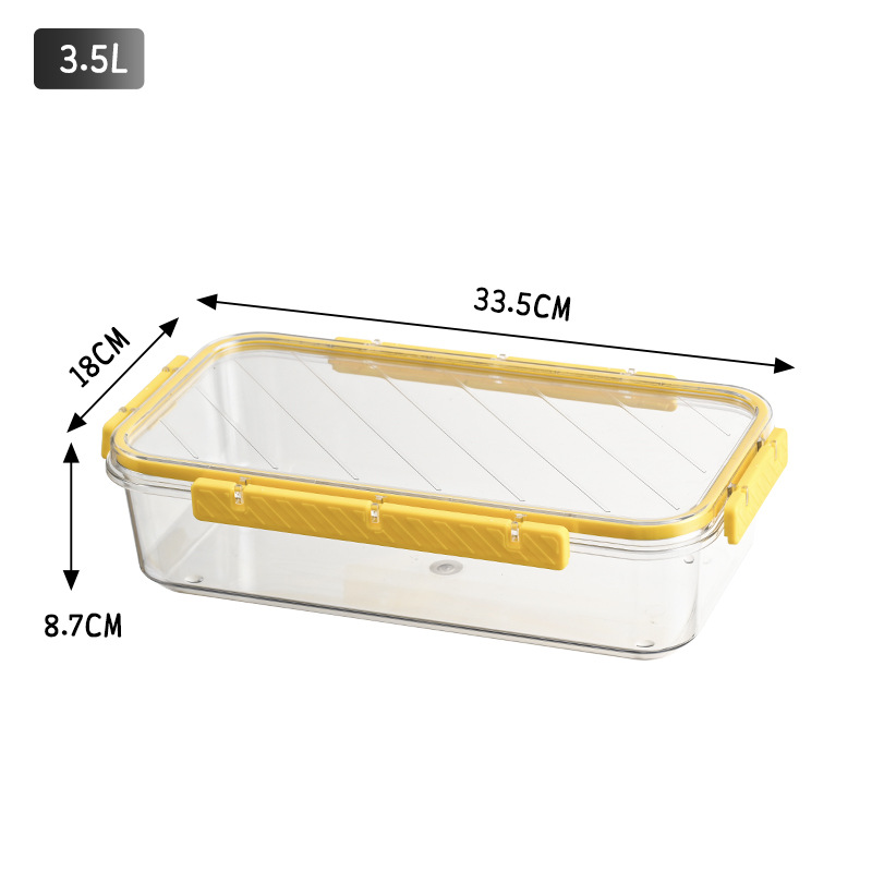 Bright yellow, 33.5*18*8.7 (3.5L)