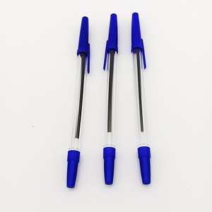 厂家批发价格圆珠笔红色蓝色黑色透明塑料材料0.5 0.7毫米 - Product Image 5
