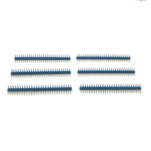 Jilnピンヘッダー両面ベンドオスピンヘッダーコネクタメスヘッダー2.00ピッチH1.5単列90度ブラックシルバー40ピン - Product Image 3
