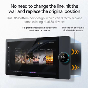 UEMON Smart Home Automation Panel eléctrico Tuya Zigbee Hub BLE WiFi pantalla táctil Control de voz Sistema Operativo Android para - Product Image 3
