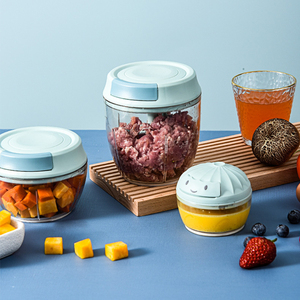 手串拉蔬菜切碎机捣碎器食品肉类蔬菜大蒜切碎机 - Product Image 4