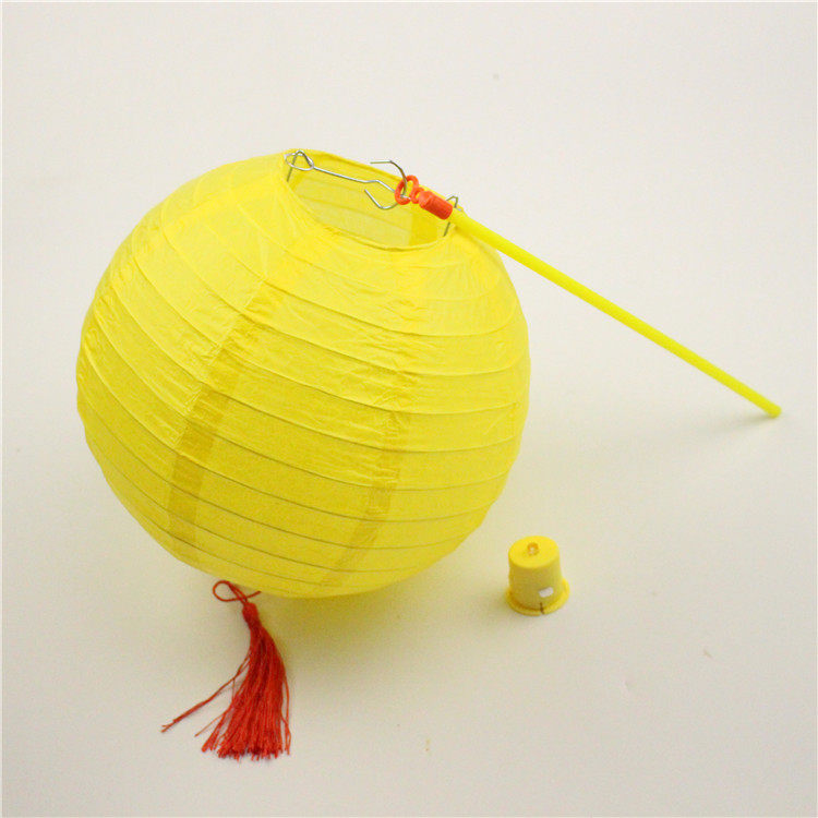 Lanterne jaune de 8 pouces
