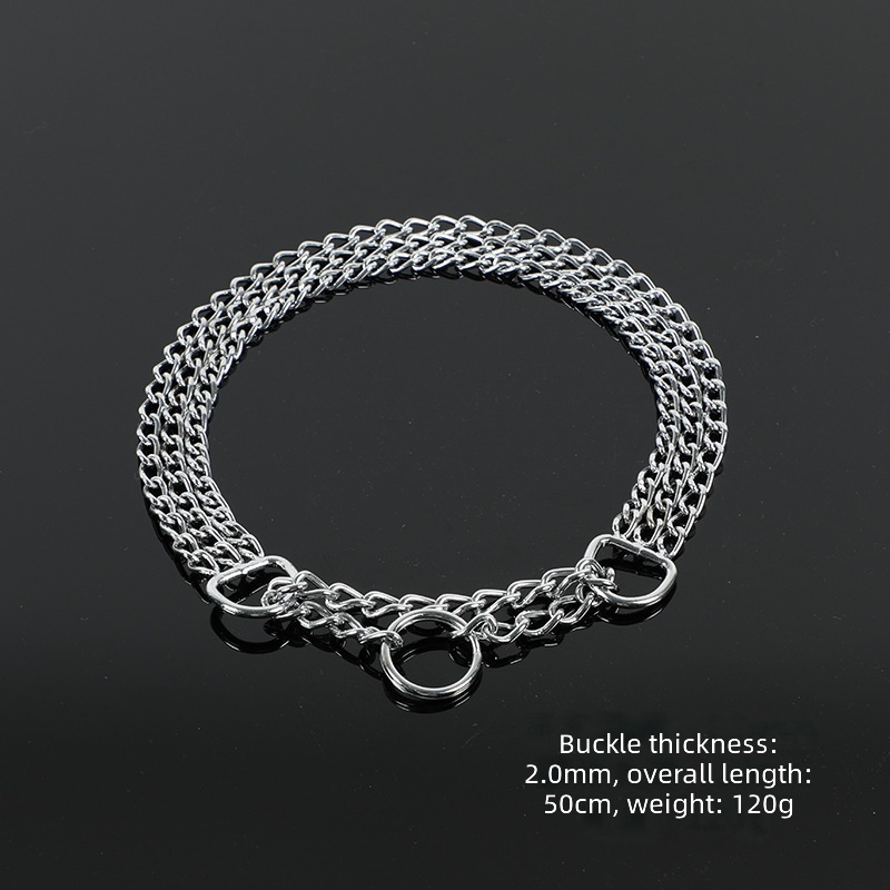 Three-row telescoping chain-25 mm 50 cm