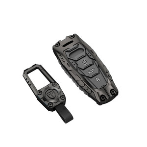 Ağır metal mekanik stil anahtarlık durumda uzaktan kapak kabuk fit için Audi RS e-tron GT Q4 Q8 Q8 Q8