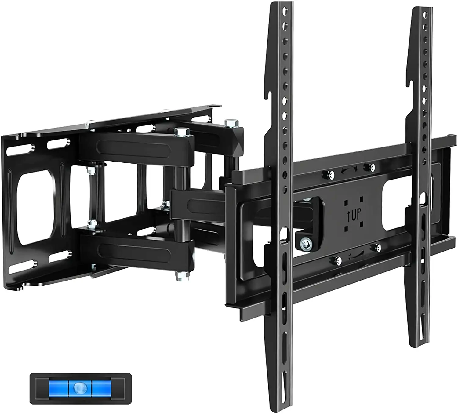 Full Motion TV-Wand halterung mit Höhen einstellung 27-65 Zoll TV-Halterung LED Flat & Curved TV Swivel Tilt Dual Arms Extension