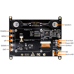as raspberry pi 800X480 <span class=keywords><strong>5</strong></span> polegadas <span class=keywords><strong>lcd</strong></span> <span class=keywords><strong>monitor</strong></span> compatível com entrada <span class=keywords><strong>hdmi</strong></span> tela sensível ao toque para Raspberry Pi PS4 Xbox PC