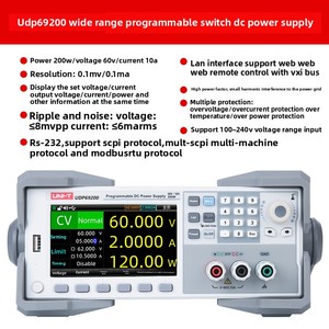 UNI-T UDP69360 High Precision Single Channel Wide Range <strong>Programmable</strong> Switching Dc Power Supply - Product Image 6
