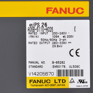 Módulo Fanuc Japan Fanuc IO, módulo de entrada Digital, Unidad de servoamplificador de FANUC, A06B-6110-H026 - Product Image 3