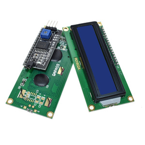 WAVGAT LCD1602 1602 <strong>LCD</strong> Module Blue Screen 16x2 Character <strong>LCD</strong> <strong>Display</strong> PCF8574T PCF8574 IIC <strong>I2C</strong> <strong>Interface</strong> 5V - Product Image 2