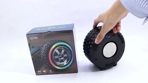 G2389 Cyber Bánh Xe Mô Hình Xe Loa TWS Xách Tay Mini Loa RGB Loa 5W Âm Thanh Loa Siêu Trầm Di Động Cho Ngoài Trời - Product Image 6