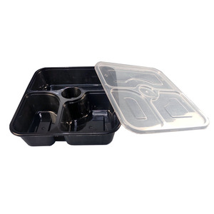 1000ml <strong>Rectangular</strong> Packaging Food Grade <strong>PP</strong> Disposable Plastic <strong>Storage</strong> <strong>Containers</strong> - Product Image 4