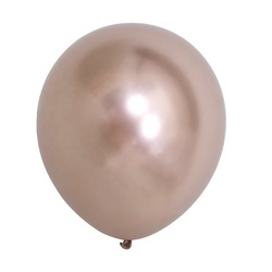 ballon chromé champagne doré