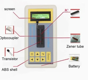 TSH-06F IC Tester circuito integrato e Transistor Tester identificazione automatica Display LCD Multi-componente - Product Image 3