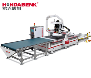 Máquina de carpintería CNC ATC redonda HONDABENK, centro de procesamiento CNC de madera, máquina anidadora CNC con sistema automático de cambio de herramientas - Product Image 2