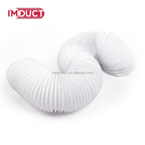 Yeni HVACR <span class=keywords><strong>PVC</strong></span> aşınmaya dayanıklı hava geçirmez sabit bantlar kullanarak kelepçeleri havalandırma borusu <span class=keywords><strong>PVC</strong></span> esnek kanal HVAC için esnek kanal - Product Image 5