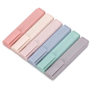 Penna evidenziatrice estetica a base d'acqua ad asciugatura rapida con colori crema punta scalpello per scuola e studio della Bibbia Set confezione - Product Image 5