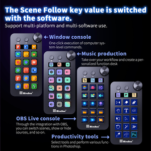 N1 Stream Deck - 15 LCD Keys, 1 Dial, Multi-Mode <strong>Function</strong> - <strong>Numeric</strong> Pad, Calculator, Macro - OEM Factory for Small Orders