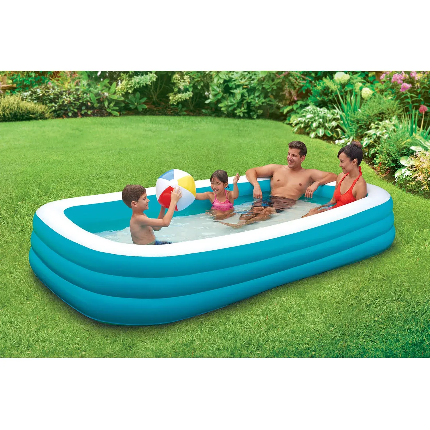 XZ OEM ODM outdoor photos kids large inflatable swimming pools for family