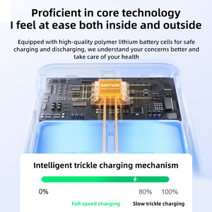 Portable 10000mAh Outdoor Power Station with Fast Charging LED Display USB/DC <strong>Input</strong> Interface Magnetic Function 20W <strong>Output</strong> Power - Product Image 6