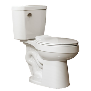 Uzun iki parçalı uzatılmış tuvalet, ADA ekstra uzun boylu tuvalet güçlü tek floş 1.28 GPF 12 inç kaba tuvalet uzatılmış - Product Image 1