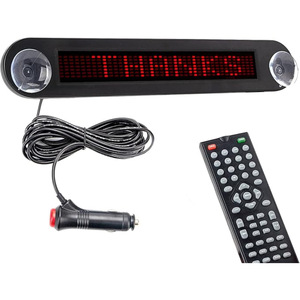 Fern gesteuertes 12-V-LED-Display mit programmier barem Bildlauf für Auto-und Laden werbung - Product Image 1