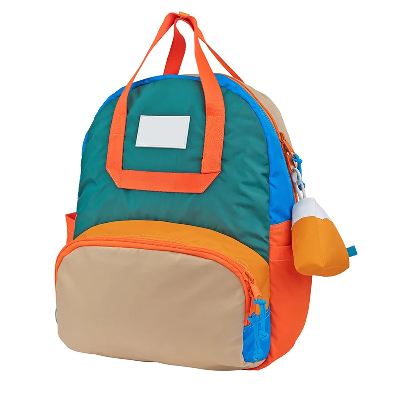 Classique personnalisé coloré collège adolescent toile sac à dos pour ordinateur portable sac d'école Durable pour adolescent