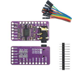 Interfaz PCM5102A, decodificador DAC I2S, módulo de reproductor I2S para placa de formato Pi PHAT, placa de Audio Digital PCM5102 - Product Image 4