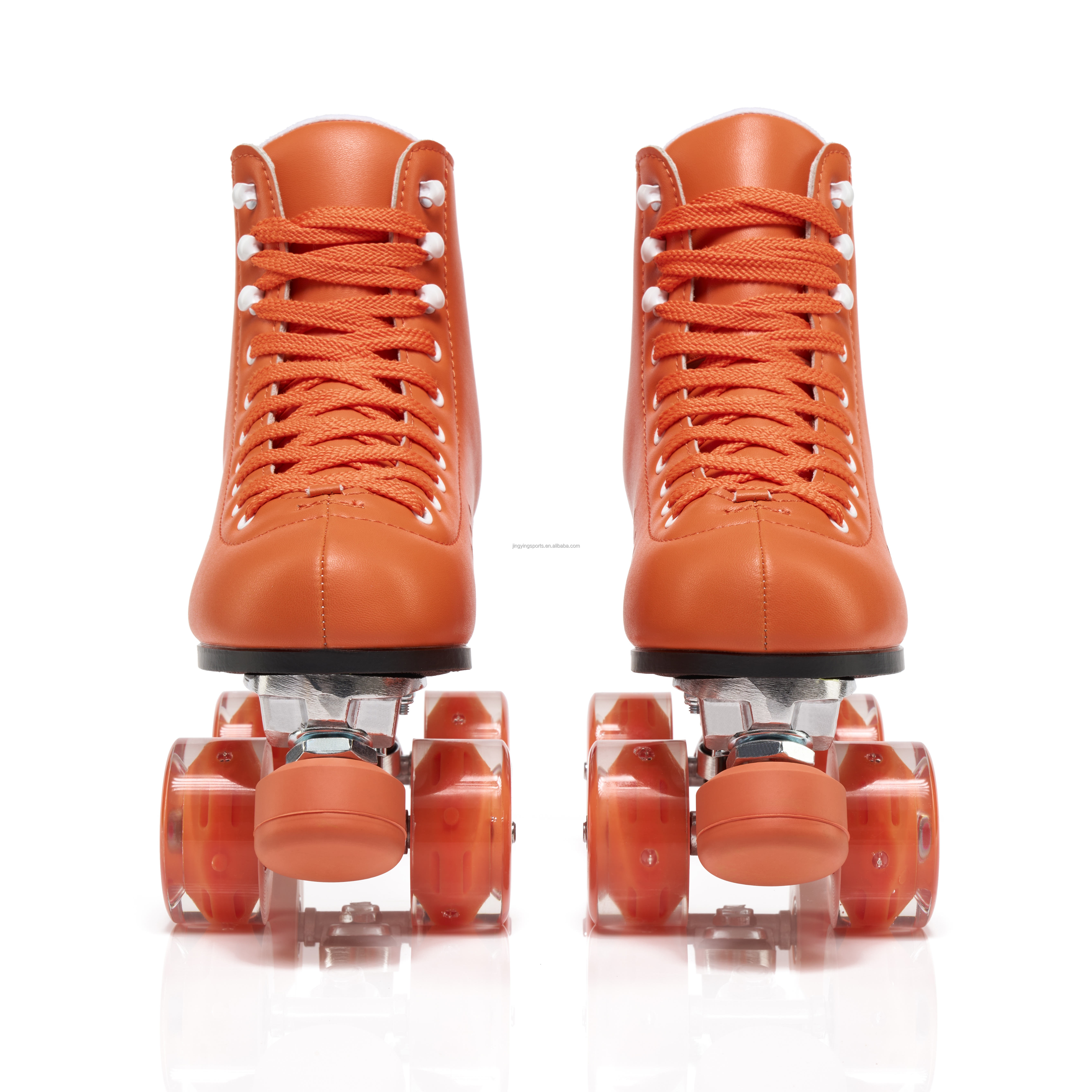 Orange-une paire (Cuir microfibre)