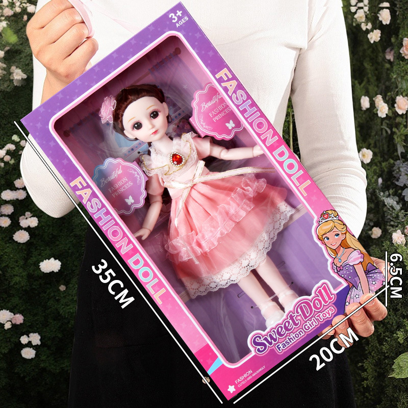 Caja portátil de 35cm - Roja - Muñeca de 30cm