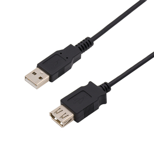 UL2725 siyah USB 2.0 fiş jak kablosu 1M 2M PVC ceketli erkek kadın uzatma yazıcı kamera bilgisayar için örgü ile korumalı - Product Image 4
