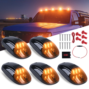 自動車用車ライトアクセサリーアンバーカラーミニ運転車ワーキングライトLedワークライトトラック用 - Product Image 6