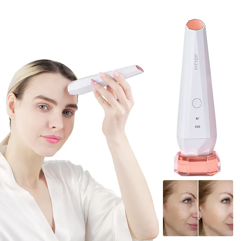 Portable RF Machine Face Anti-aging Products Waterproof ems micro-current Face Skin Tightening Beauty Device For Home Use