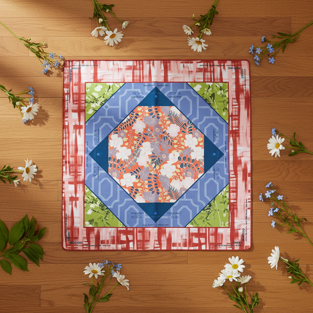 fleur rouge et bleue1