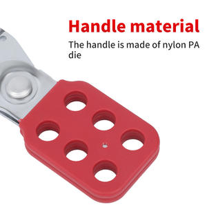 QVAND sécurité industrielle acier 6 trous ciseaux moraillon dispositif de verrouillage groupe verrouillage moraillon Tagout pour la sécurité électrique - Product Image 2