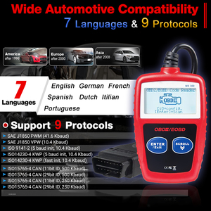 <strong>MS309</strong> OBD2 Scanner 12V Auto Diagnostic Tool Car Engine <strong>Code</strong> <strong>Reader</strong> and OBD Car Scanner - Product Image 5