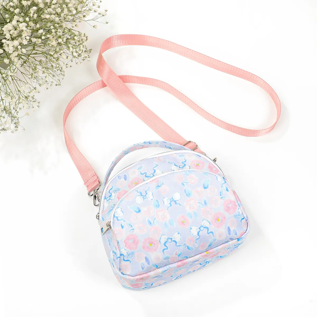 Pochete personalizada para meninas, pacote de pochete estilo floral estilo rua, novidade de 2024