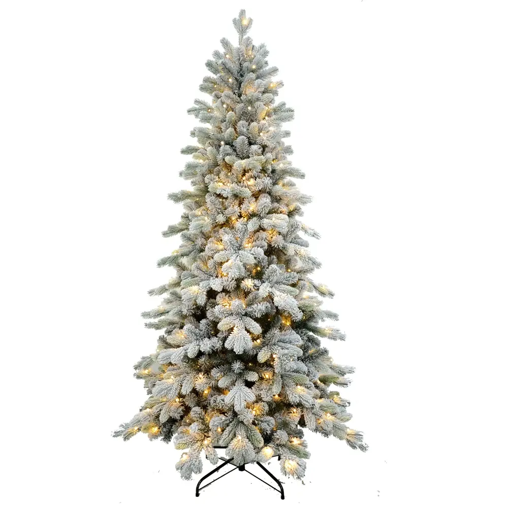 Заводская распродажа, рождественские деревья, снежные ПВХ, искусственные флокирования, рождественские украшения