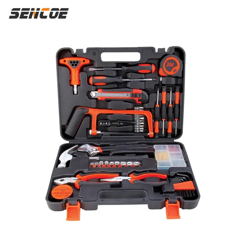 مجموعة أدوات الأجهزة المنزلية الكاملة من SENCOE ، صندوق أدوات صيانة يدوي ، إصلاح منزلي متعدد الوظائف