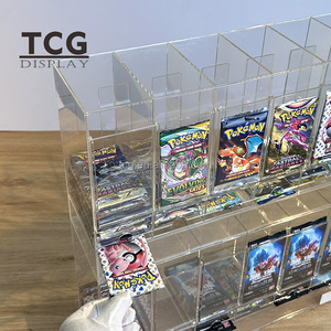 TCG ตัวจ่ายบูสเตอร์แพ็คบูสเตอร์อะคริลิคสีใสออกแบบได้ตามต้องการ TCG สำหรับตู้แพ็คบูสเตอร์คู่แข่งสีสด - Product Image 5