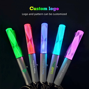 15 cambios de colores Light Up Sticks Penlights Logotipo personalizado Glow Led Flashing Stick para fiesta y concierto