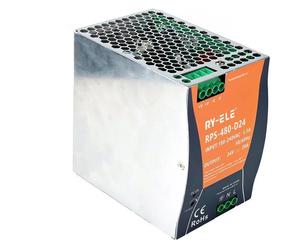 可定制480瓦双输出24VDC开关电源交流DC DIN导轨，用于220伏输入电压配电柜 - Product Image 1