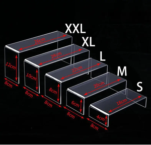 Rõ ràng <span class=keywords><strong>Acrylic</strong></span> đứng <span class=keywords><strong>Acrylic</strong></span> hiển thị Showcase cho giày đứng chủ - Product Image 3