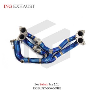 Yüksek kaliteli titanyum alaşımlı egzoz sistemi başlıkları Subaru Brz 2.5L için yüksek akış performansı ile otomatik dönüm boru parçaları - Product Image 3