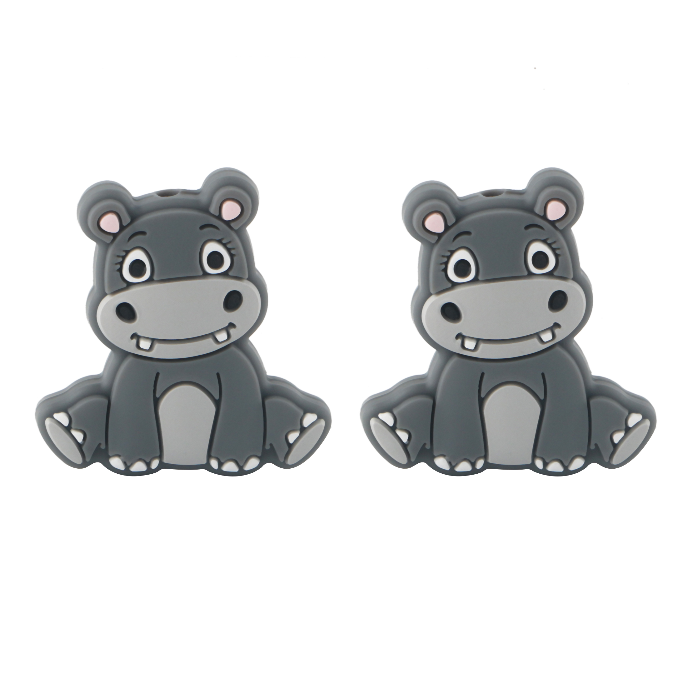 Cuenta de hipopótamo Focal Dim Gray SA309