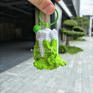 Chấp Nhận Tùy Chỉnh Bán Buôn Tay Dệt Kim <span class=keywords><strong>Crochet</strong></span> Đồ Chơi Trung Quốc Bắp Cải Móc Chìa Khóa Mặt Dây Chuyền Móc Móc Quà Tặng Trẻ Em. - Product Image 2
